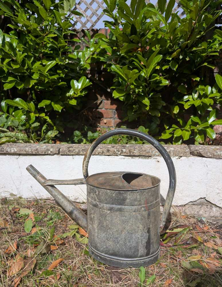 c.1930s thick handled watering can - Image 5