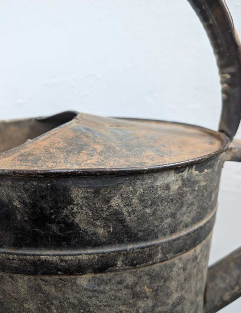 c.1930s thick handled watering can - Image 4