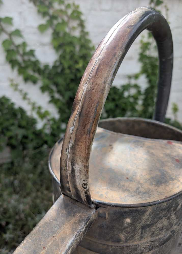 c.1930s thick handled watering can - Image 7