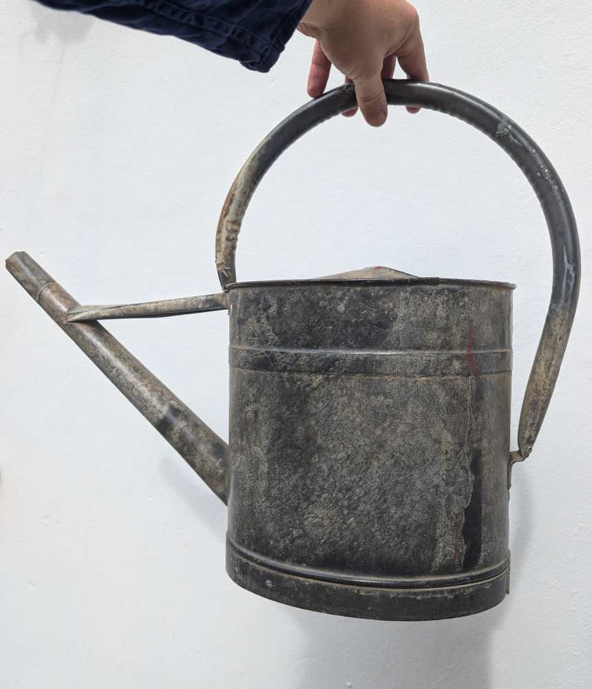 c.1930s thick handled watering can - Image 18