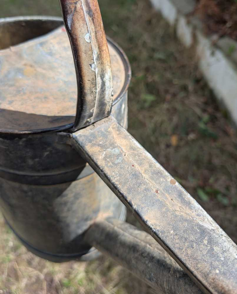 c.1930s thick handled watering can - Image 14