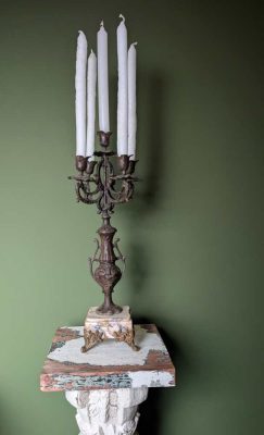 19th century French 5 branch Candelabra