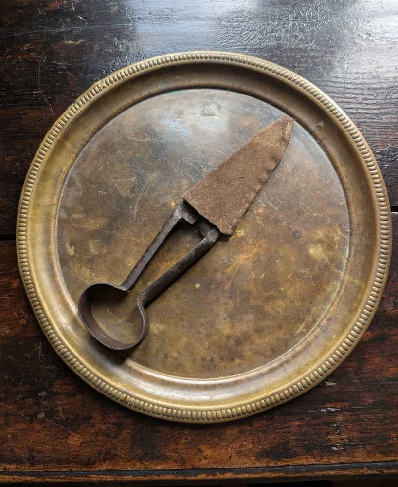 1930s Sheffield steel sheep shears with sheath - Image 11