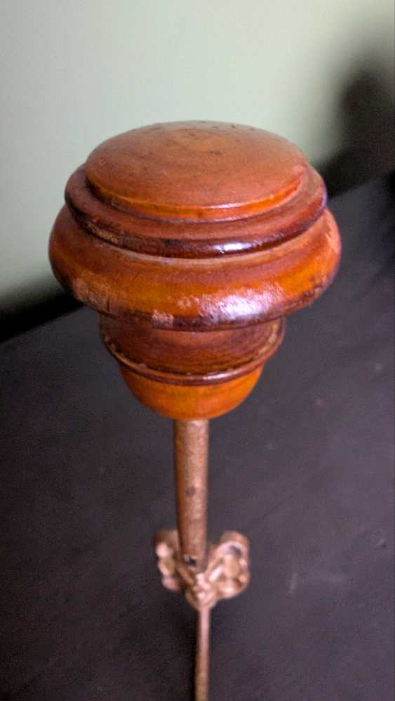 French c.1900 coat and hat hooks - Image 2
