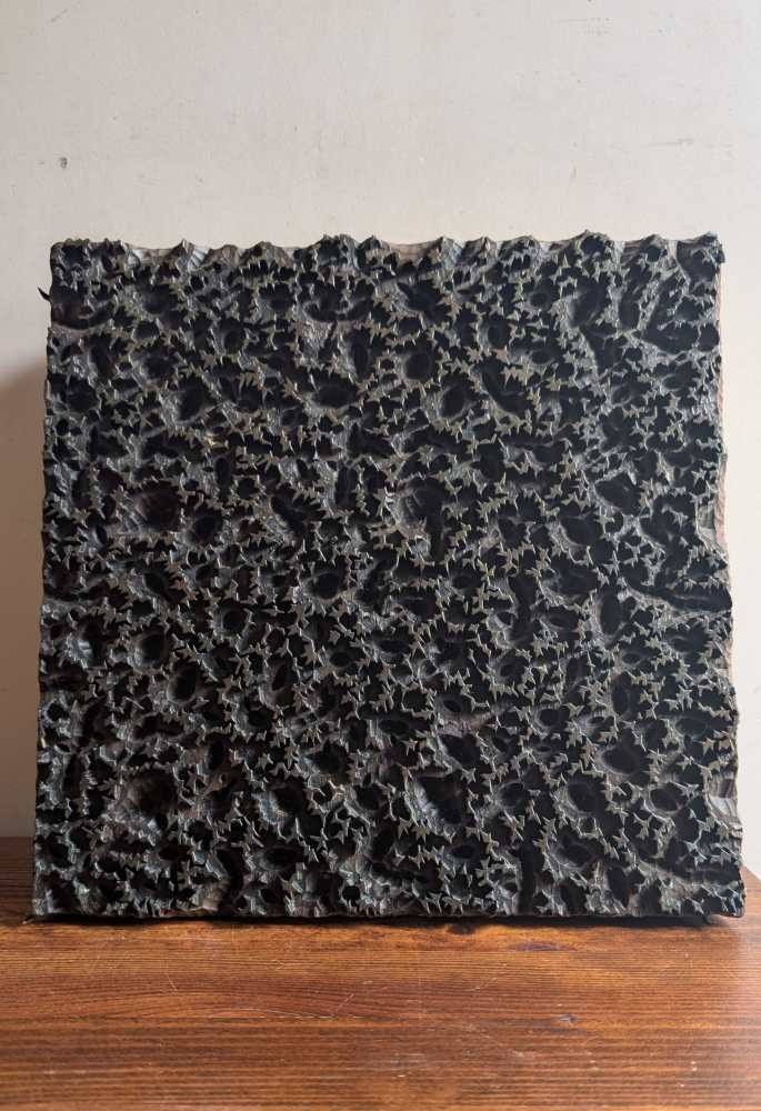 Indian sari wooden printing block - Image 2