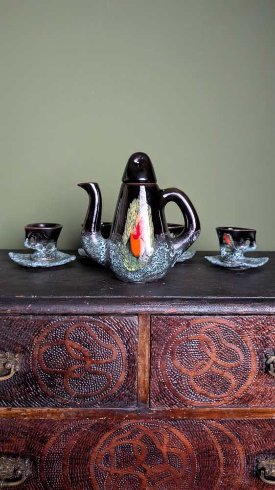 1950s French Vallauris Coffee Set - Image 10