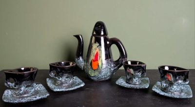 1950s French Vallauris Coffee Set
