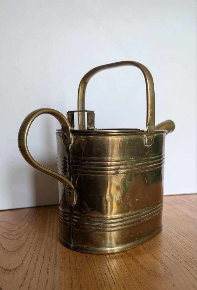 Victorian brass watering can - Image 10
