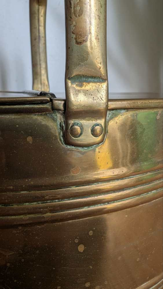 Victorian brass watering can - Image 7