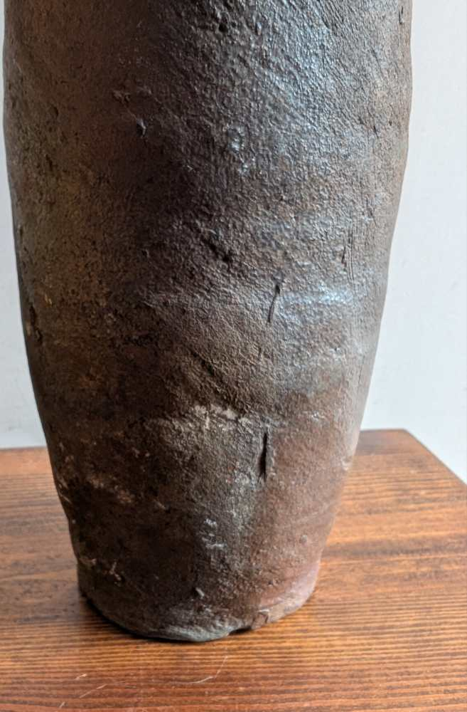 Pair of c.18th century French stoneware Calvados bottles - Image 4