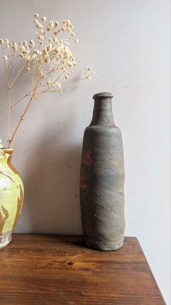Pair of c.18th century French stoneware Calvados bottles - Image 5