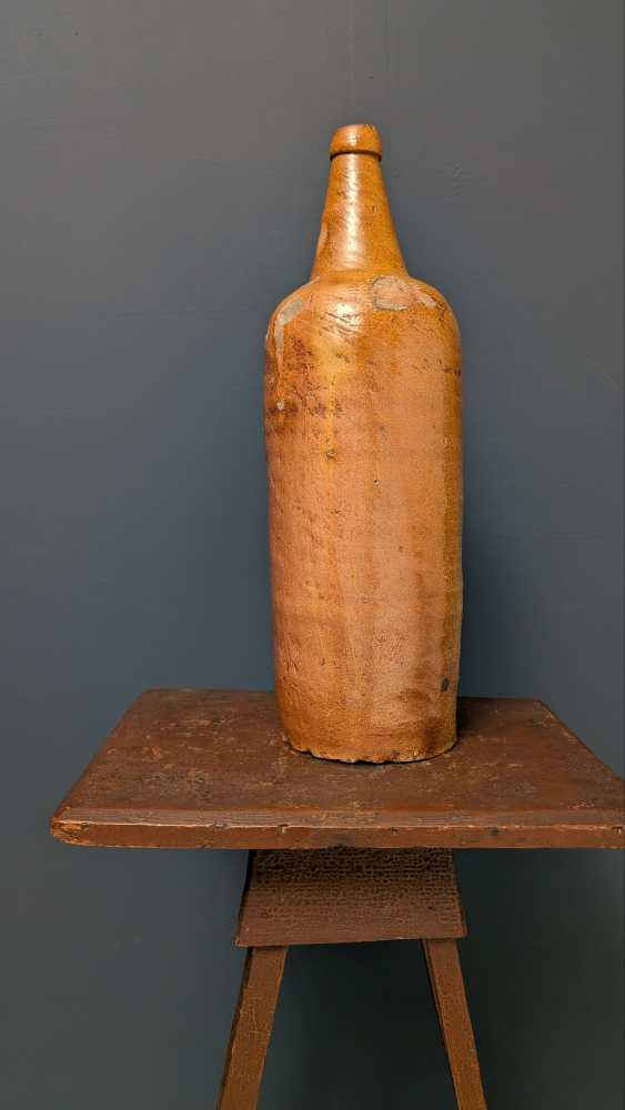 Large 19th century French stoneware bottle - Image 3