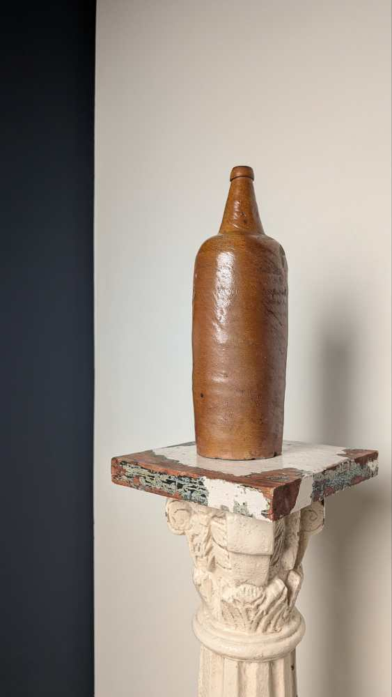 Large 19th century French stoneware bottle - Image 2