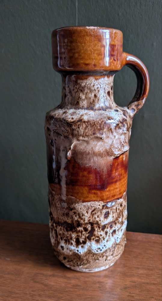 Smaller Midcentury West German jug vase - Image 11