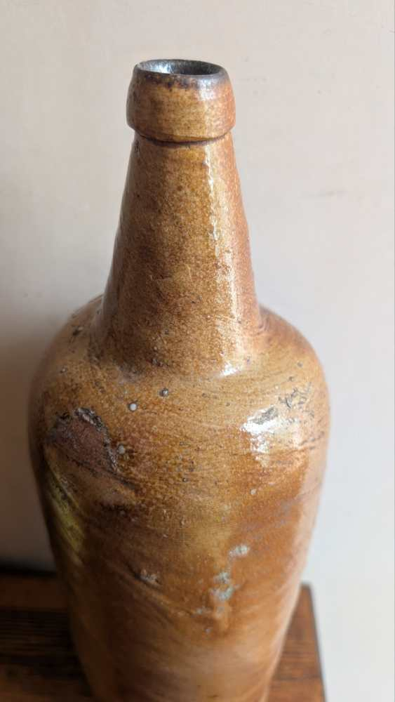 Large 19th century French stoneware bottle - Image 12