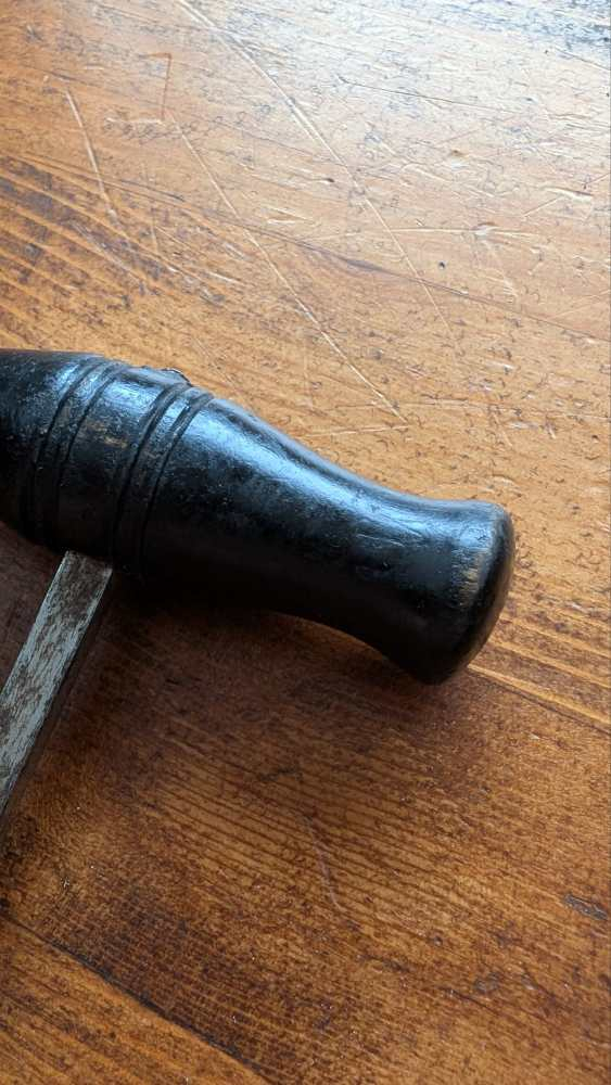 Antique turned wooden handled corkscrew - Image 5