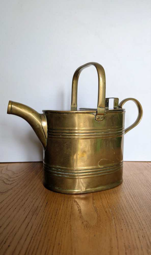 Victorian brass watering can - Image 2