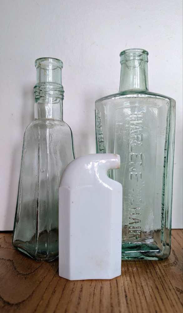Set of 10 antique bottles for decor, vases - Image 2