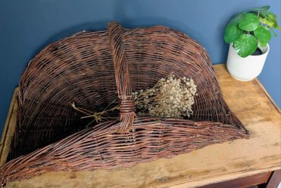 Large flower gathering basket