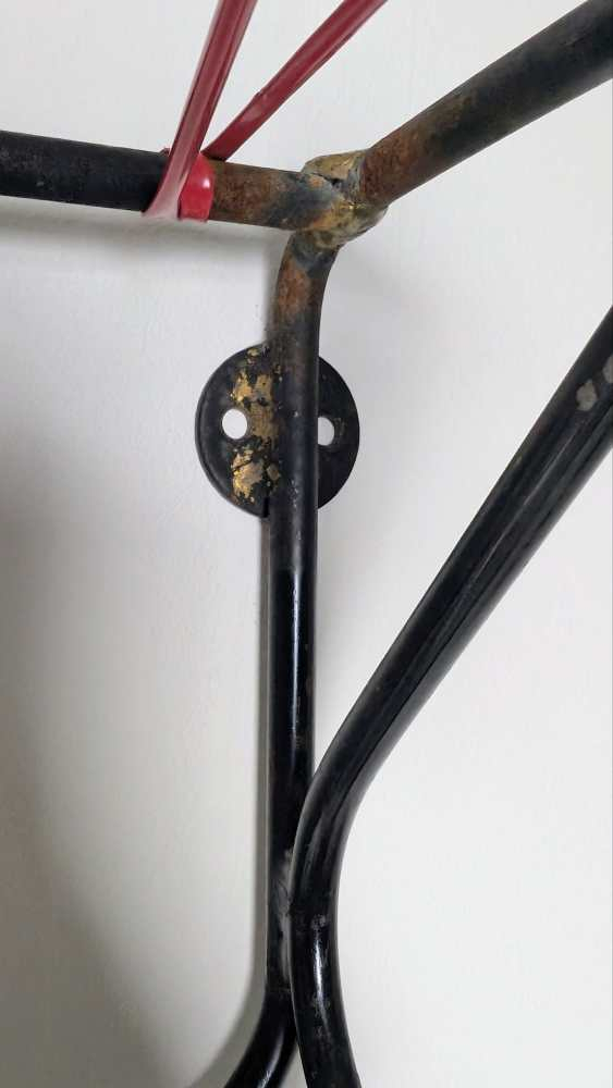 Midcentury coat rack with hat shelf - Image 12