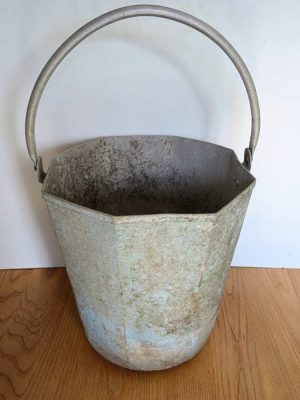 Unusual hexagonal bucket
