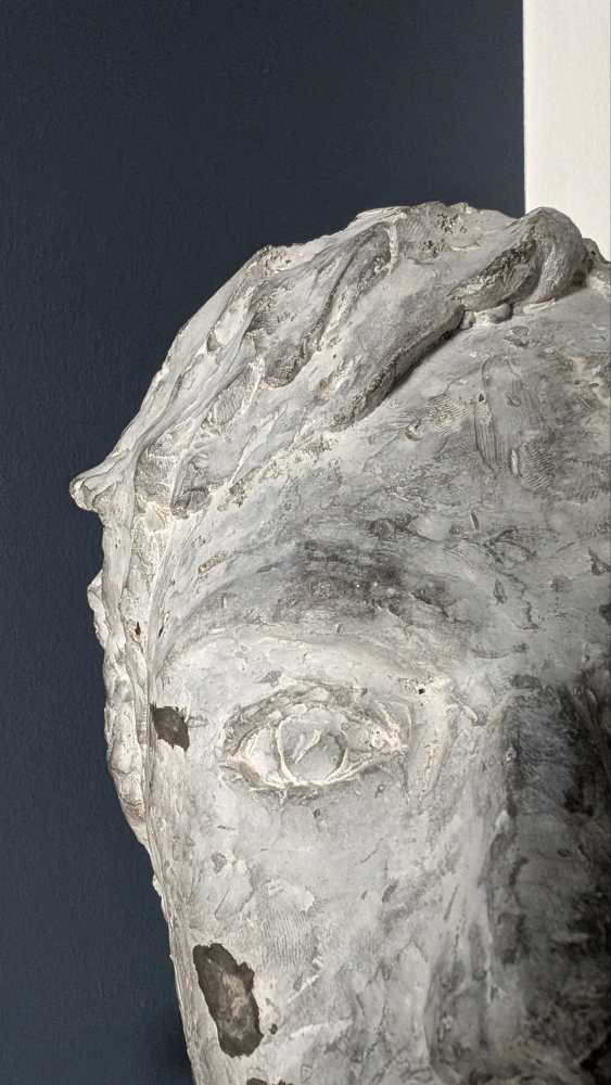 Male plaster bust - Image 3