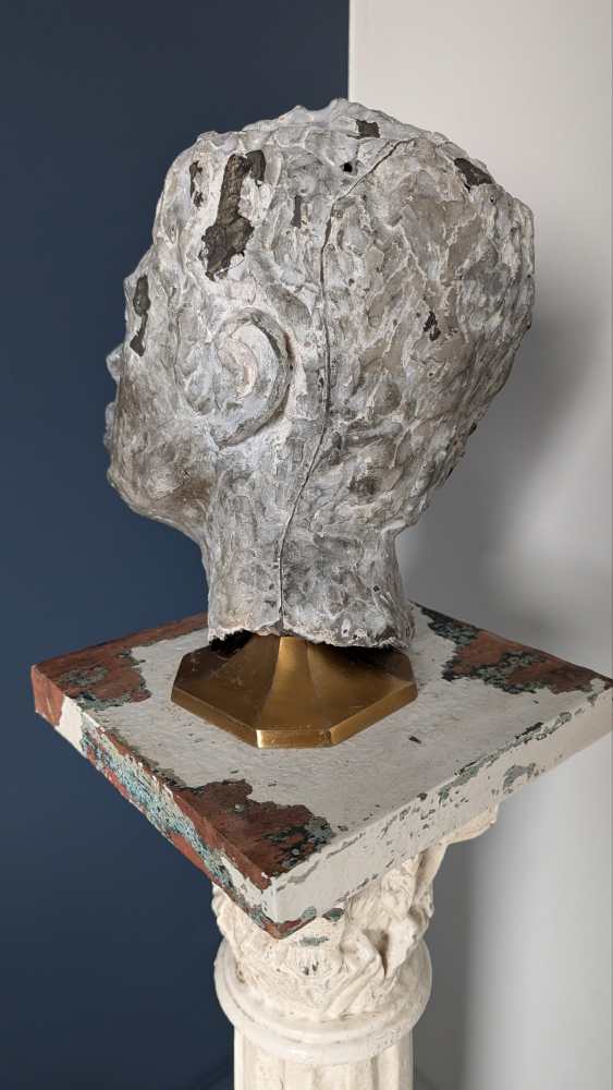 Male plaster bust - Image 11
