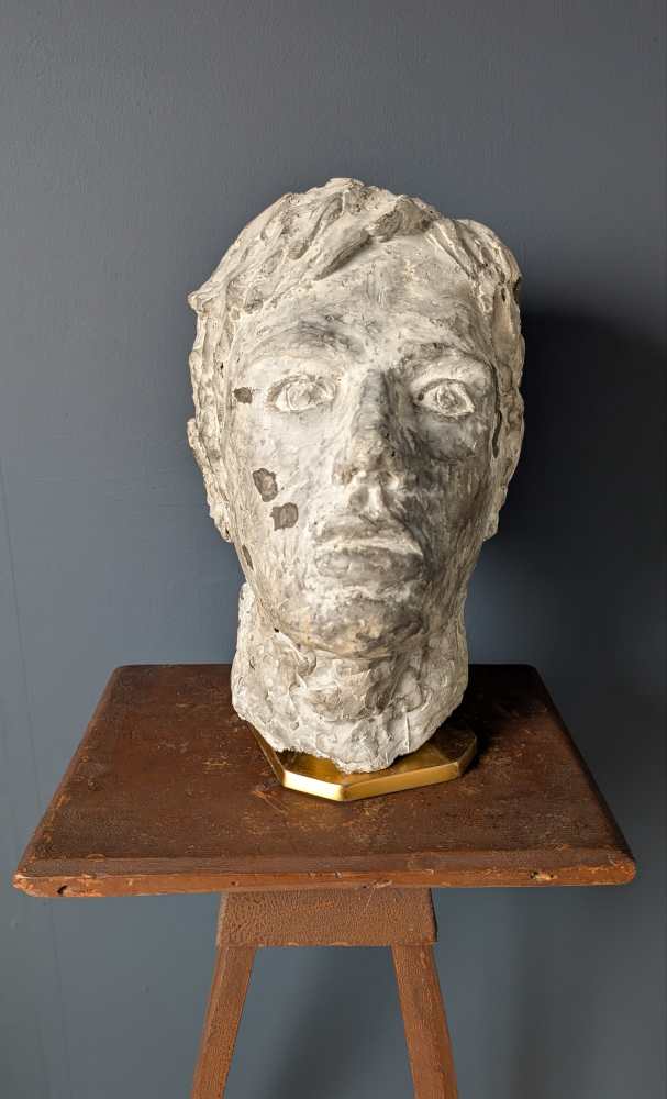 Male plaster bust - Image 16