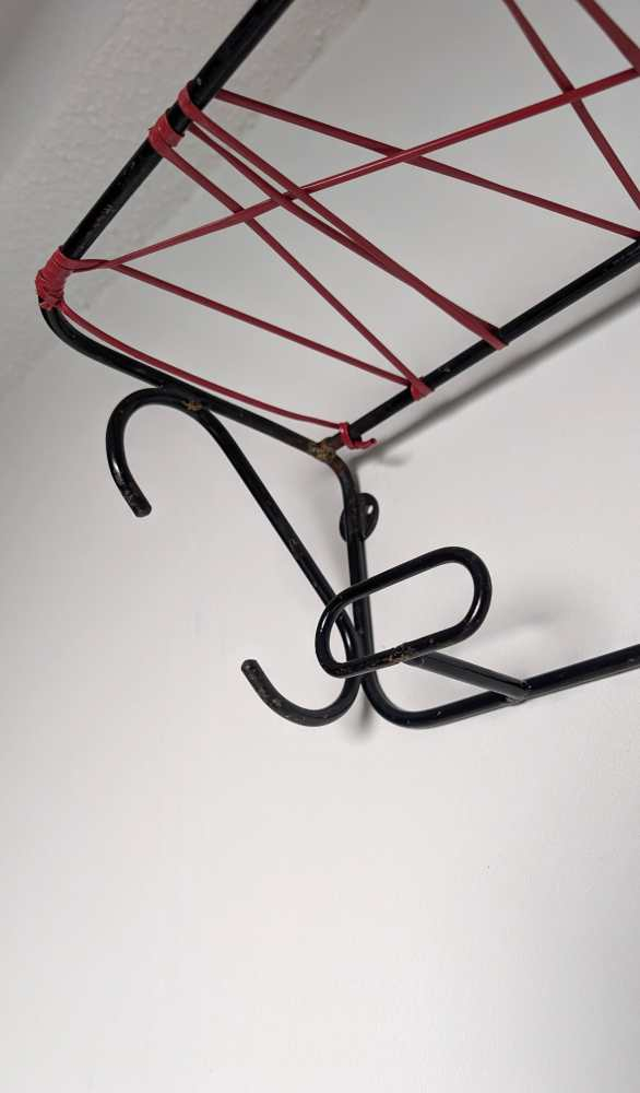 Midcentury coat rack with hat shelf - Image 13