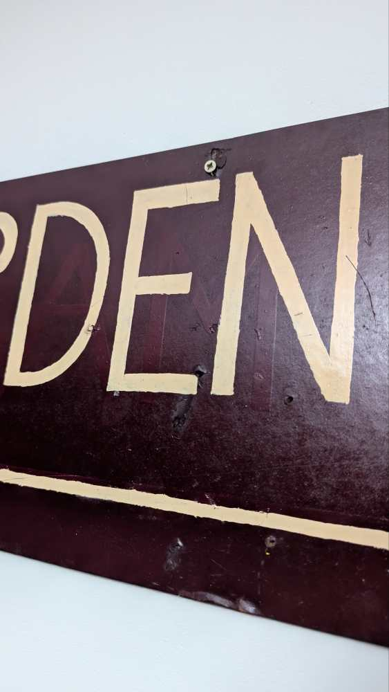 Vintage handpainted Garden Fete sign - Image 15