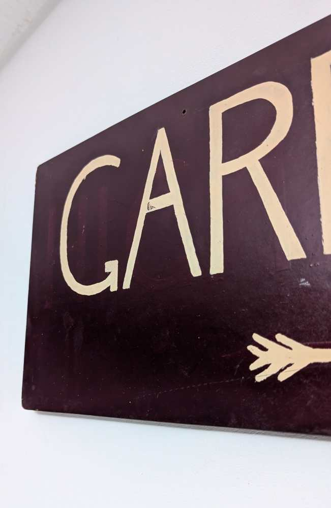 Vintage handpainted Garden Fete sign - Image 14