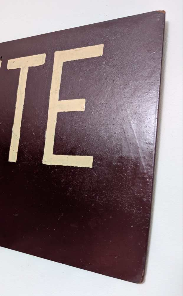 Vintage handpainted Garden Fete sign - Image 9