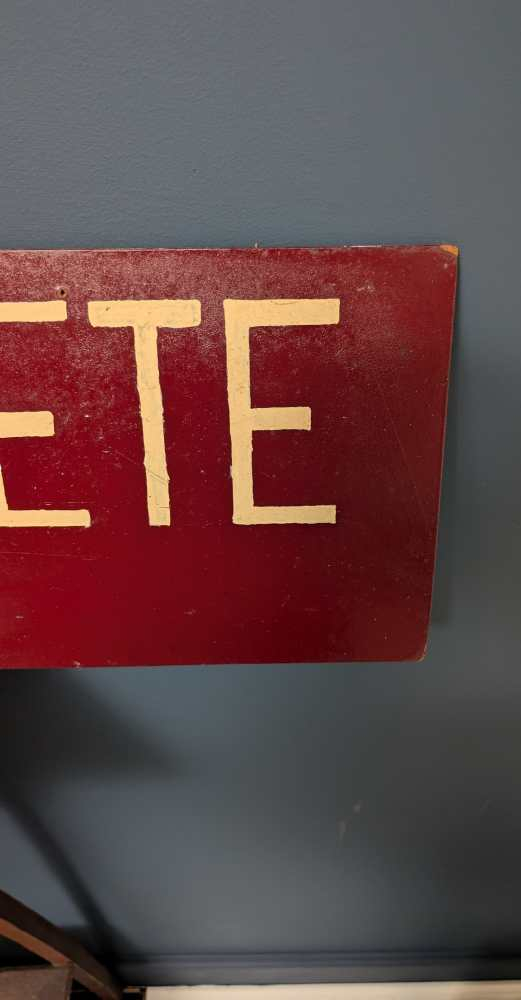Vintage handpainted Garden Fete sign - Image 11