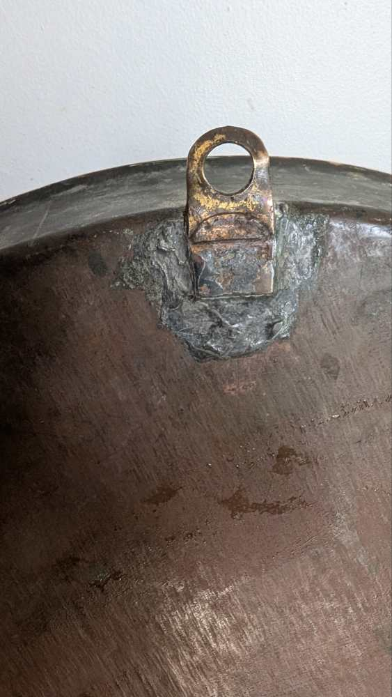 Round brass vintage tray - Image 9