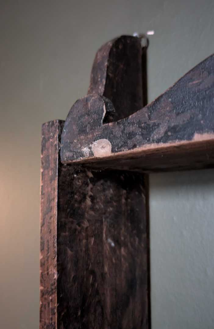 19th century handcut wall shelves - Image 11