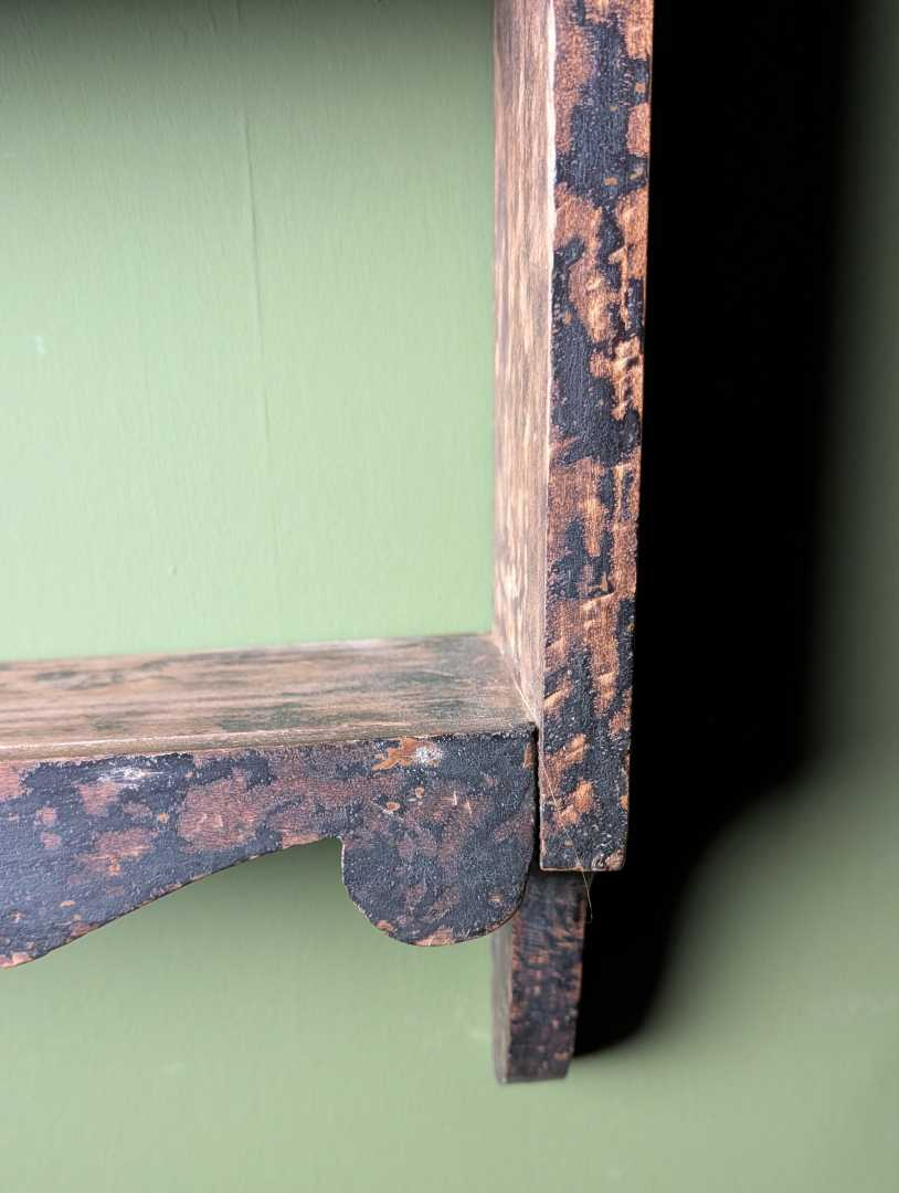 19th century handcut wall shelves - Image 13