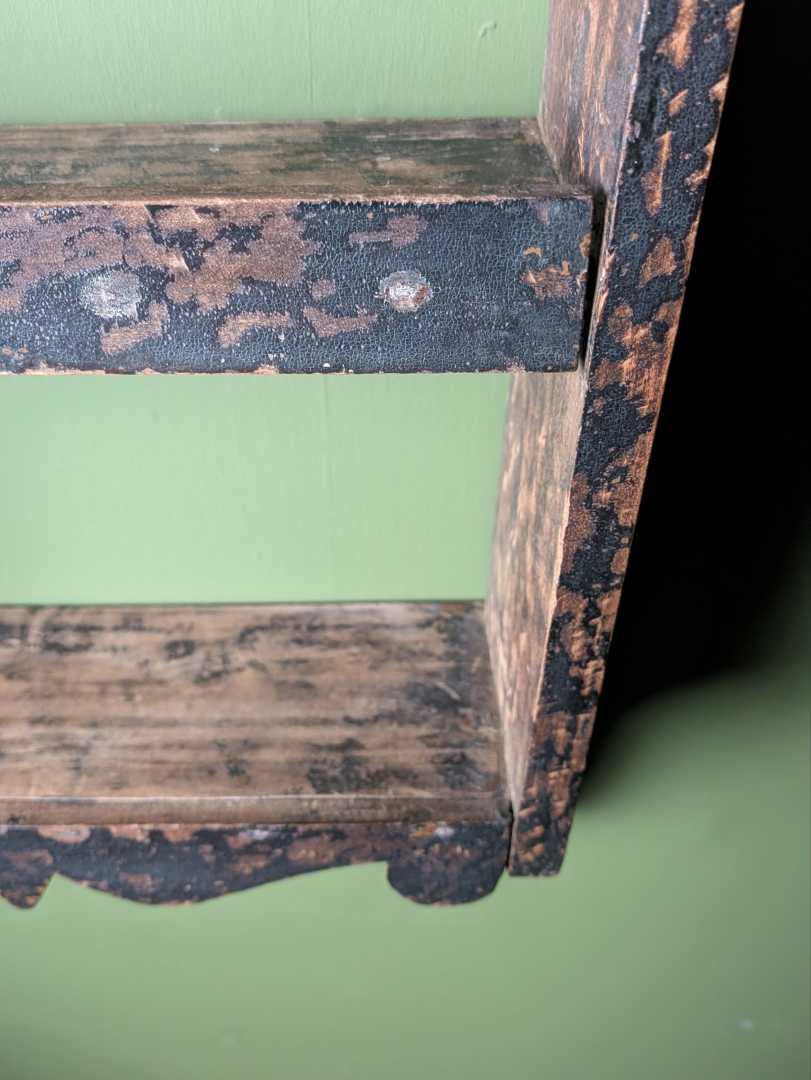 19th century handcut wall shelves - Image 19