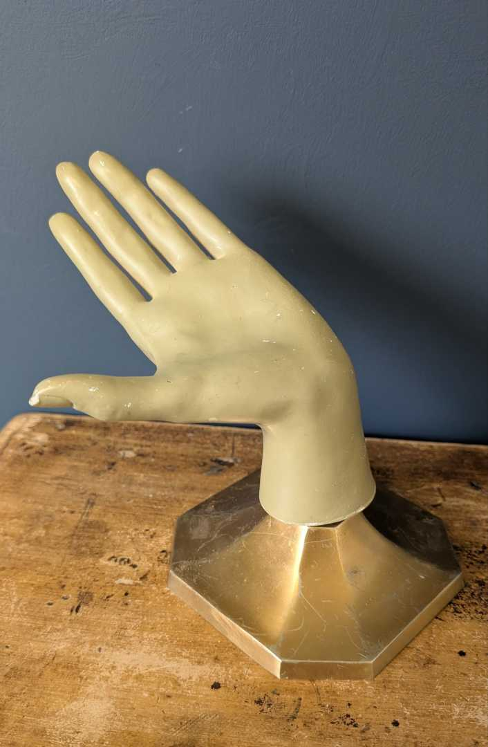 Vintage brown and white hand mannequins - Image 16