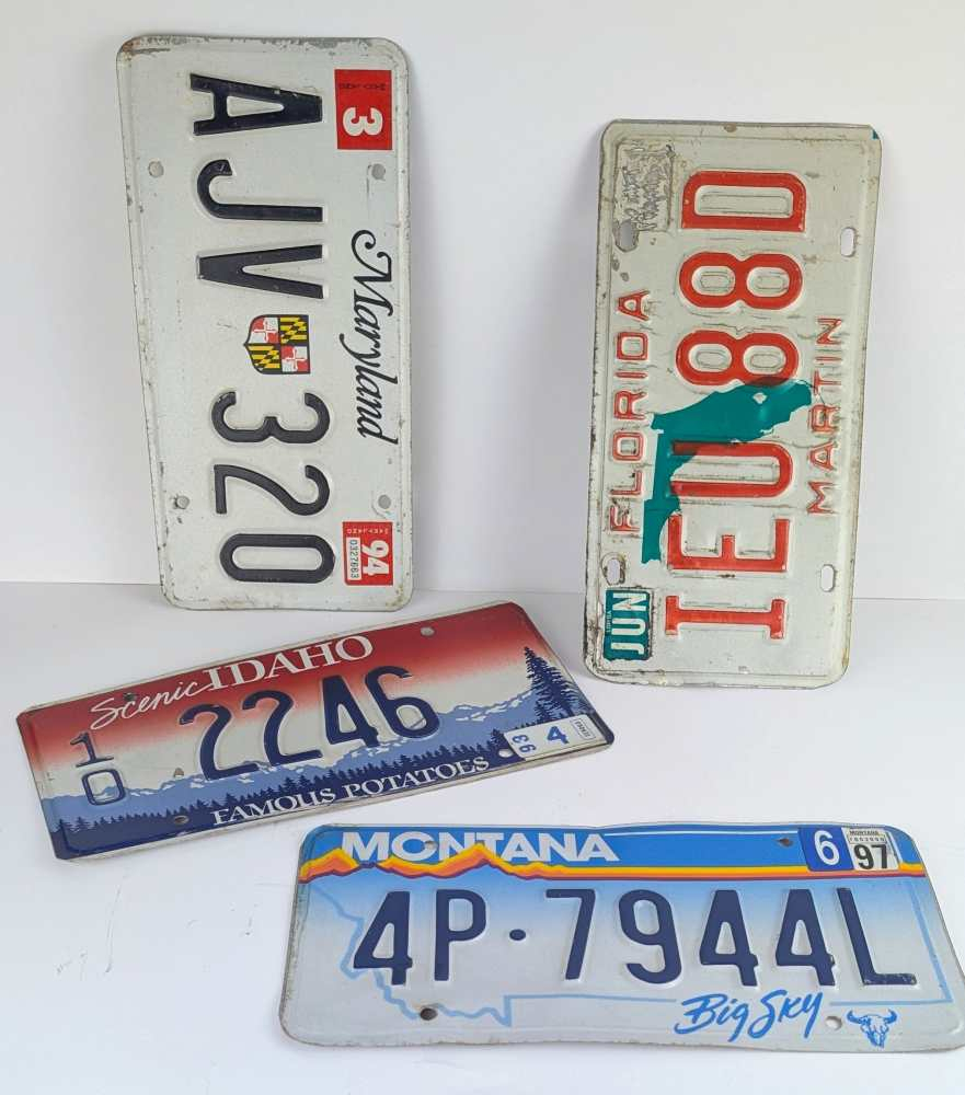 Collection of American vehicle licence plates from the '90s - Image 6