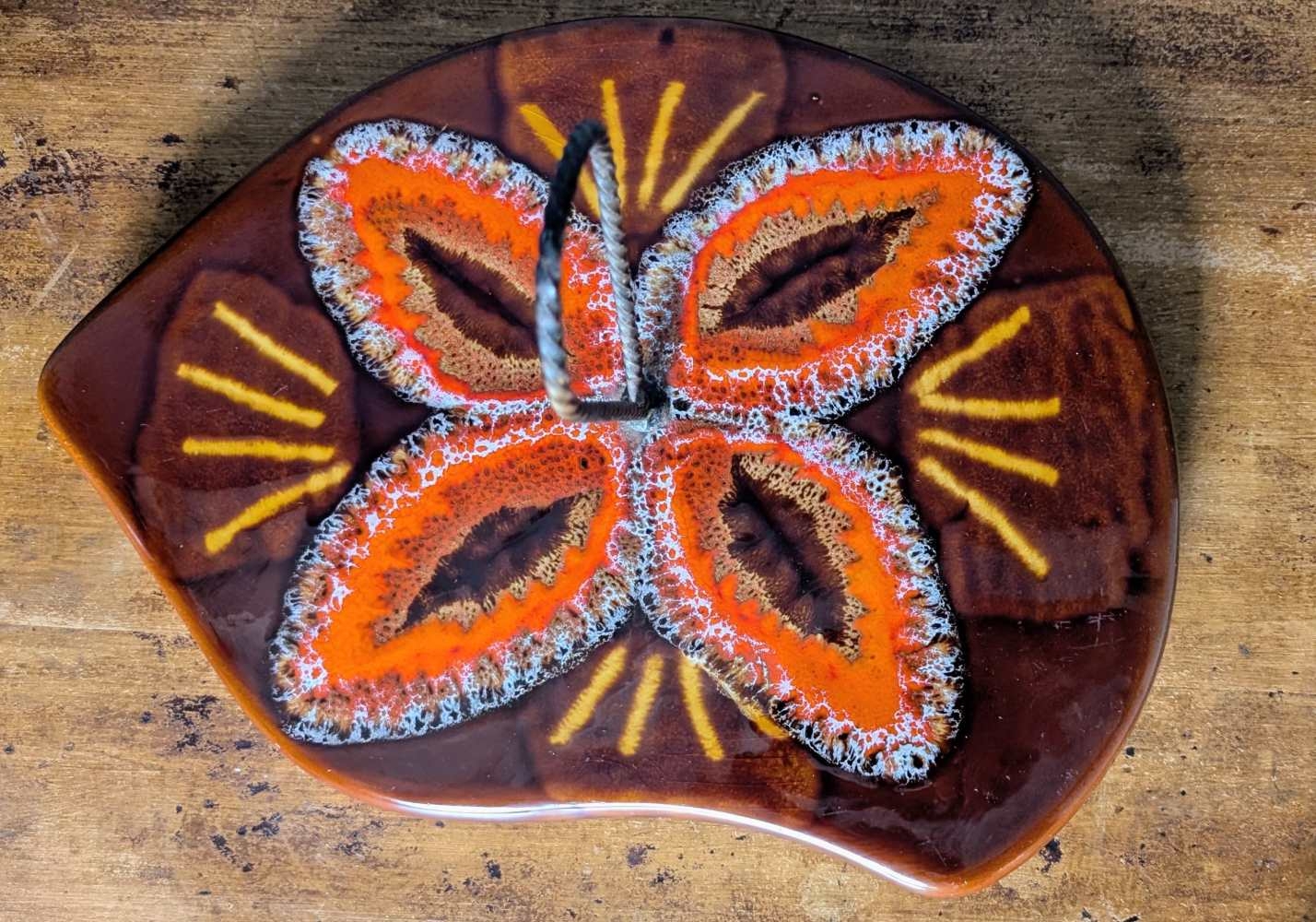 Midcentury French Vallauris cheese platter - Image 6