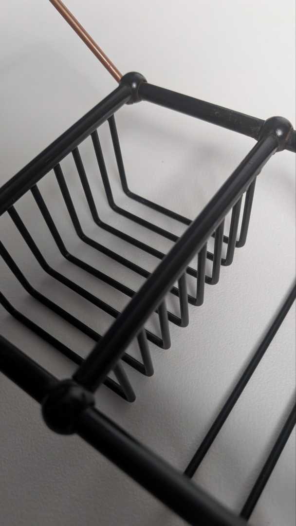 Vintage bath shelf rack - Image 5