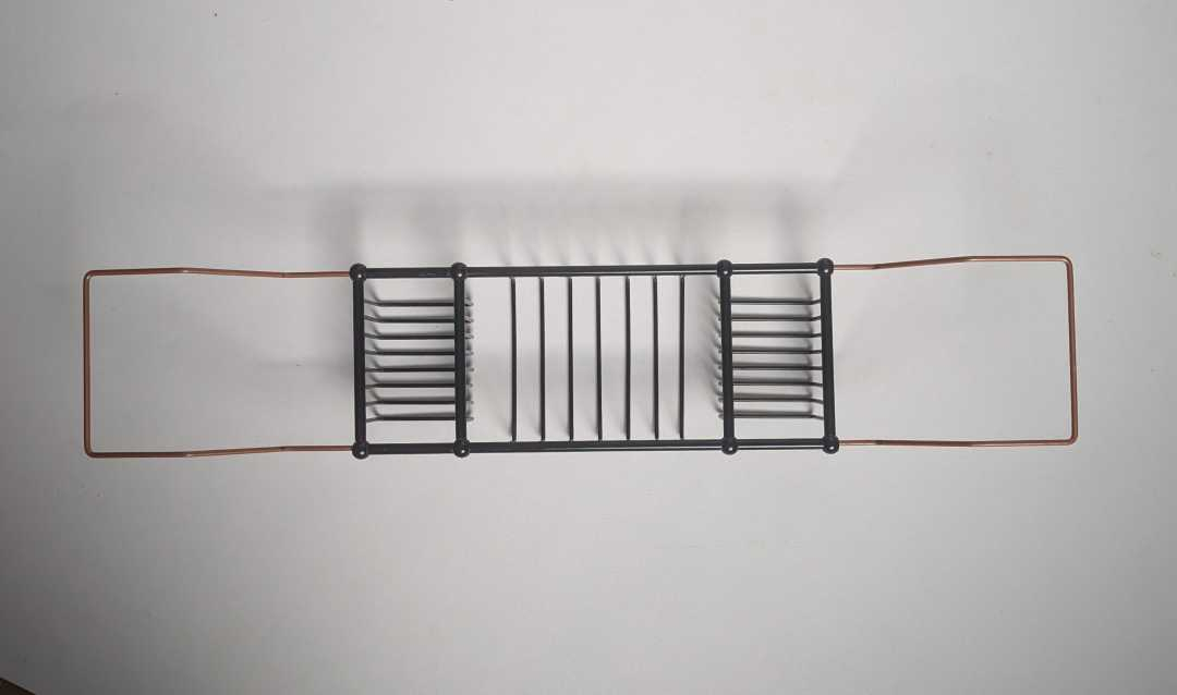 Vintage bath shelf rack - Image 10