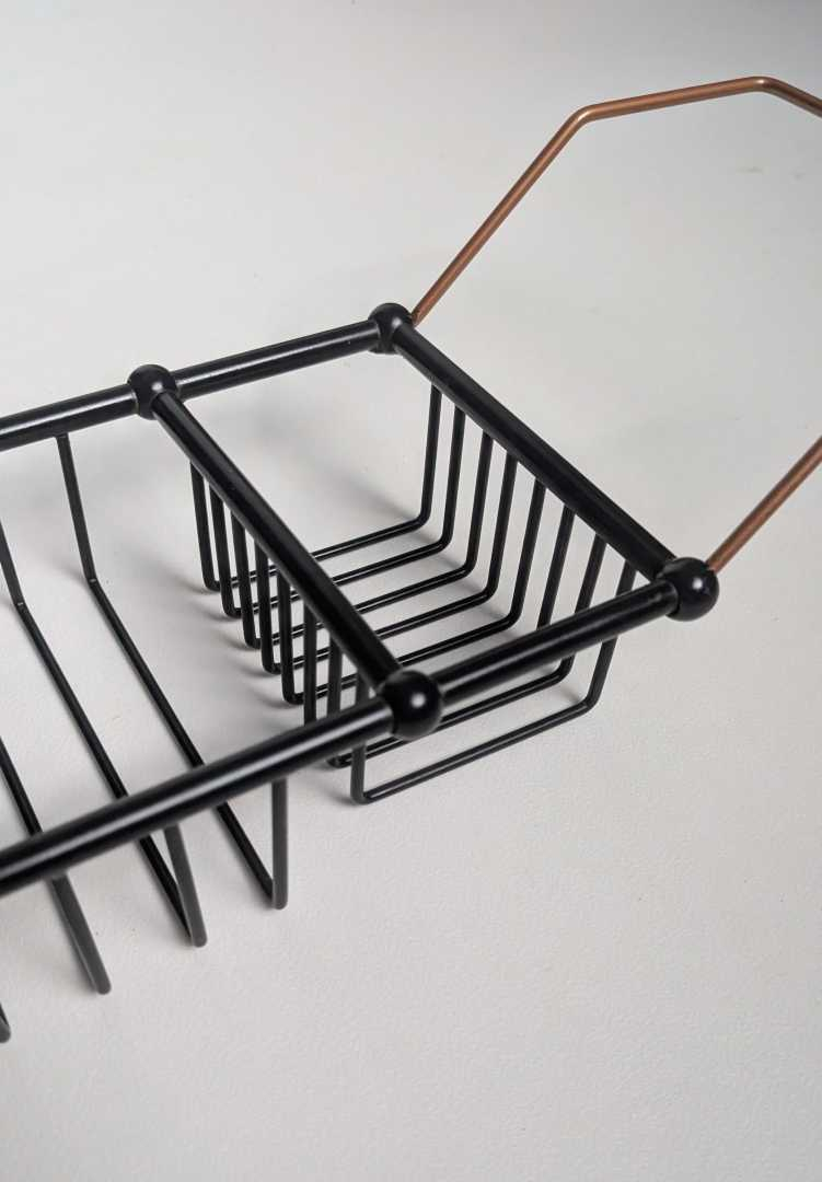 Vintage bath shelf rack - Image 9
