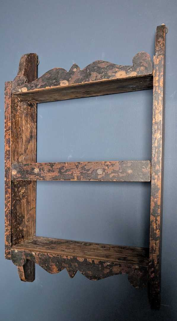 19th century handcut wall shelves - Image 21