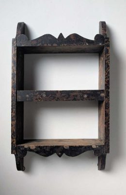 19th century handcut wall shelves