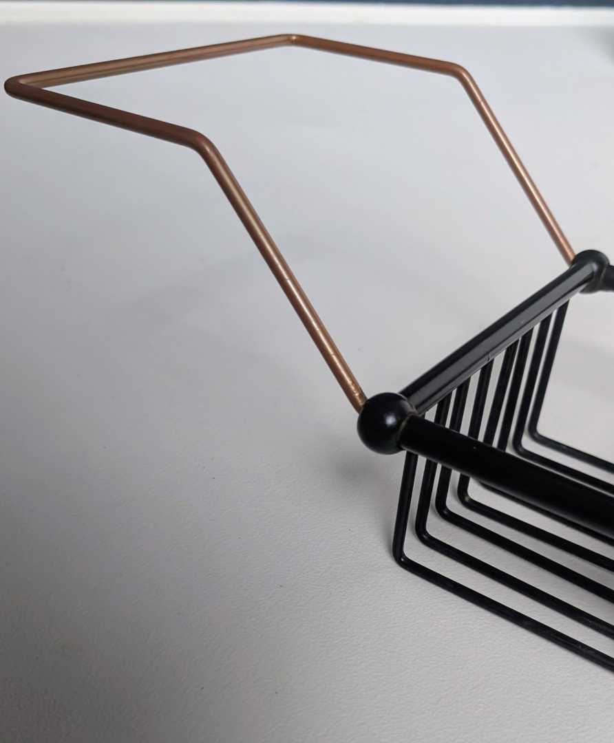 Vintage bath shelf rack - Image 3