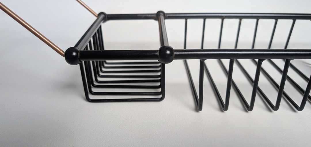 Vintage bath shelf rack - Image 4