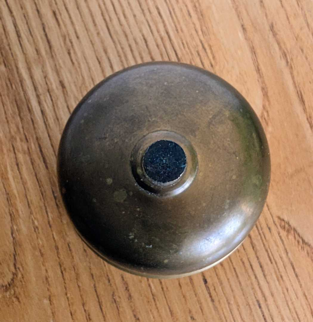 Vintage brass reception bell - Image 5
