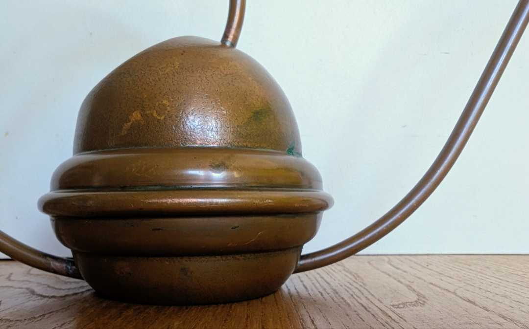 Unique vintage brass watering can - Image 5