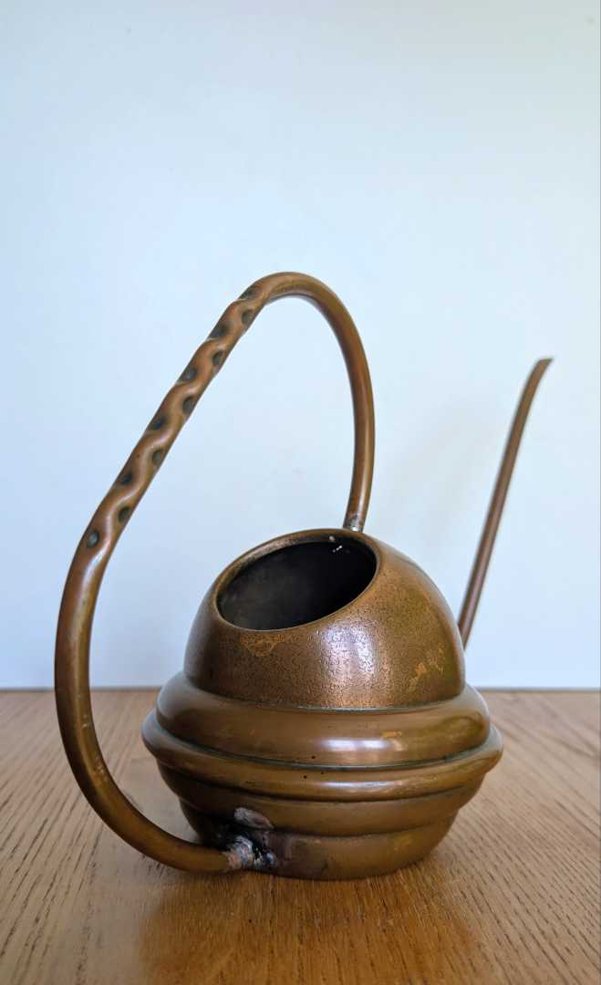 Unique vintage brass watering can - Image 13